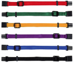 Kaelarihm koertele Trixie Junior, sinine/must/punane, 250 mm