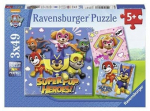Pusle 3in1 Ravensburger Paw Patrol, 147 tk