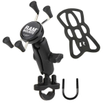 Telefonihoidjad mootorratastele RAM Mounts X-GRIP, must v.