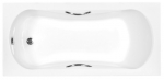 Vann, sisseehitatav Besco Aria ProSafe 140, 138 cm x 70 cm x 34 cm, ristk&uuml;lik, valge