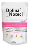 M&auml;rg koeratoit Dolina Noteci Premium Junior, kalkun/haneliha, 0.1 kg