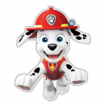 Dekoratiivne kleebis Nickelodeon Paw Patrol Marshal, 21 cm x 30 cm