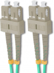 V&otilde;rgukaabel Qoltec SC/UPC - SC/UPC 54353 SC/UPC, SC/UPC, 1 m, pruun v./roheline v.
