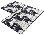 Vannitoamattide komplekt Foutastic White Cats 359CHL2378, mitmev&auml;rviline, 100 cm x 60 cm