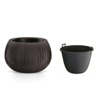 Lillepott Prosperplast 5905197268897, plastik, hall v.