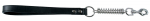 Koera rihm Zolux Spring Handle, must v., 0.5 m x 25 mm