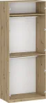 Riidekapp Flex K4, tamm v., 100 cm x 54 cm x 238 cm