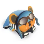 Laste seljakott ToTs Toddler Bag Tots Squirrel, sinine v./pruun v./valge v., 21 cm x 19 cm x 14 cm