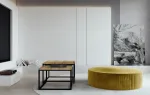 Tumba Lara Monolith 48, Pasy 2, kollane v., 73 cm x 73 cm x 27 cm