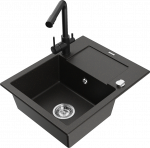 K&ouml;&ouml;givalamu Mexen Enzo 6506-75-671600-70, graniit, 57.6 cm x 46.5 cm x 17.4 cm, kuldne/must/kroom