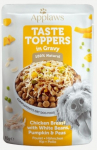 M&auml;rg koeratoit Applaws, kanaliha Taste Toppers Chicken Breast With White Beans, Pumpkin & Peas, 0.085 kg
