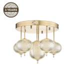 Valgusti lagi Domoletti Bright B2360-6, LED, 3000 &deg;K, 6 x 5.3 W, kuldne v.