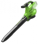 Aku lehepuhur ja kollektor Greenworks GD40BVII, ilma akuta
