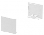 Otsakork LED-profiili jaoks SLV Grazia 20 Flat Version 1000566, valge v., IP20