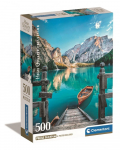 Pusle Clementoni Compact Braies Lake 35538, 49 cm x 36 cm, 500 tk, mitmev&auml;rviline