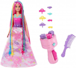 Nukk aksessuaaridega Mattel Barbie Dreamtopia Twist N Style, 29 cm, mitmev&auml;rviline
