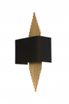 Valgusti seinale Opviq Asli 8763-5, E14, 1 x 60 W, must v.