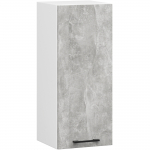 &Uuml;lemine k&ouml;&ouml;gikapp Akord Oliwia, valge v./hall v., 30 cm x 30 cm x 72 cm