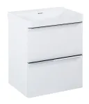 Vannitoakapp valamuga Masterjero Soft, valge v., 43.7 cm x 55.3 cm x 66.5 cm