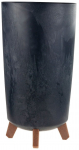 Lillepott, plastik, 19.5 cm x 19.5 cm, hall