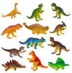 Kujukeste komplekt, dinosaurus Kruzzel 23434, 12 tk, mitmev&auml;rviline