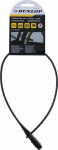 Jalgrattalukk Dunlop Cycling, plastik, must v.