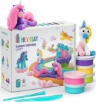 Savistkujukeste valmistamise komplekt, koos tarvikutega Hey Clay Rainbow Unicorns, mitmev&auml;rviline