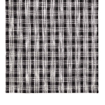 Piklik laudlina ristk&uuml;likukujuline Homla Ghost Town, valge/must, 40 x 160 cm