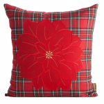 J&otilde;ulu dekoratiivne padjakate PSWA-299, punane/roheline, 45 cm x 45 cm