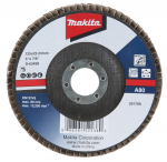 Kroonlehine lihvimisketas Makita D-63498-10, 125 mm x 22.23 mm
