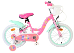 Lisaratastega laste jalgratas, laste Volare Barbie, roosa v., 16"