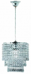 Kahjustatud pakendiga toode. Kristall-l&uuml;hter rippuv Trio Orient R1147-06, E27, 1 x 60 W, l&auml;bipaistev v.