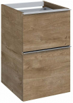 Rippuv vannitoakapp Elita Look 40 2DR, tamm v., 44.9 cm x 40 cm x 63.5 cm