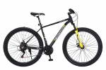 Jalgratas m&auml;gi- Viper Crossride, 29 ", must v./kollane v.
