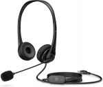 Juhtmega k&otilde;rvaklapid HP Stereo USB Headset G2, must v.