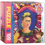 Pusle Eurographics Fine Art For Kids Frida Kahlo Self Portrait, 48.2 cm x 33.9 cm, 100 tk, mitmev&auml;rviline