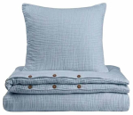 Voodipesukomplekt Homla Basic Musso 245716, sinine v., 50 x 60 cm, 140 x 200 cm, 2 os.