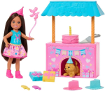 Nukk aksessuaaridega Mattel Barbie Family & Friends Club Chelsea Surprise Birthday Party JJB41, 12 cm, mitmev&auml;rviline