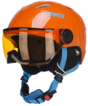 Kahjustatud pakendiga toode. Suusakiiver Uvex Junior Visor, oranž v., 52-54 cm