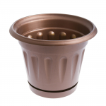 Lillepott Uniplastex Primavera UDP26, plastik, pronksiv&auml;rvi