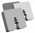 Kinnitusdetail Klimas DW-5, 50 mm x 50 mm x 5 mm, 50 tk