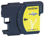 Tindiprinteri kassett Brother LC1100HYY, kollane v.
