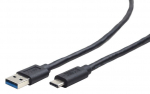 Juhe Gembird USB-C / USB USB C male, USB 2.0 A male, 3 m, must v.