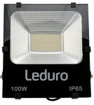 Prožektor ilma liikumisandurita, alus LEDURO, 100 W, 12000 lm, 4500 &deg;K, IP65, must v.