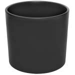 Lillepott Domoletti, keraamiline, &Oslash; 28 cm, must v.