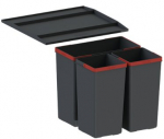 Pr&uuml;gi sorteerimise s&uuml;steem Franke Easysort 450-1-2, 1 &times; 14,5 l, 2 &times; 7,5 l l, hall