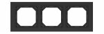Kolmene raam Vilma QR1000 FIT LINE, matt must v.