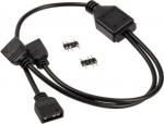 Kaabel Kolink ARGB 1-2 Splitter PGW-AC-KOL-043 3-Pin ARGB (+5V/​DATA/​GND), 2 x 3-Pin ARGB (+5V/​DATA/​GND), 0.3 m, must v.