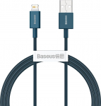 Kaabel Baseus CALYS-A03, Lightning/USB, 100 cm, sinine v.