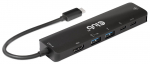Jagaja Club 3D CSV-1596 USB-C male, HDMI/2x USB/2x USB-C/RJ-45 female, must v.